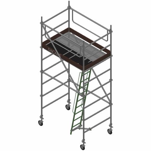 Ponteggio a torre avvolgibile - SYS-FAST - DACAME, S.L. - per facciata / modulare / con scala