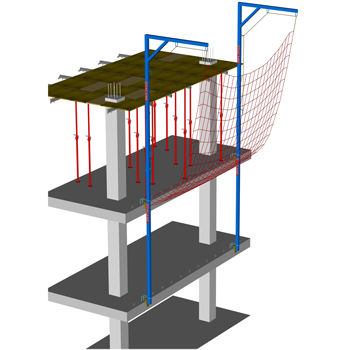 Rete di sicurezza anticaduta per cantiere - DACAME, S.L.