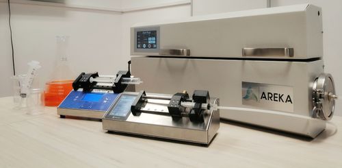 Dosatore per liquidi - Areka Filtration Technologies Ltd. - a siringa / automatico