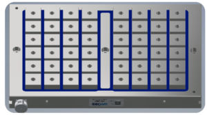 Piano magnetico elettro-permanente - SPEC-546 - Kenyeri Engineering & Manufacturing - rettangolare / per centro di lavorazione