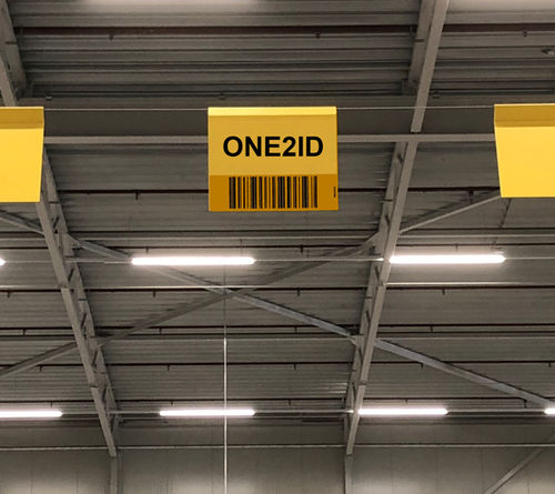 Etichetta per prodotti sfusi - ONE2ID - di identificazione / bianca / gialla