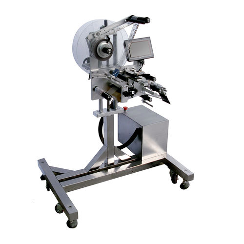 Etichettatrice per applicazione sulla parte superiore del prodotto - Shanghai Npack Automation Equipment Co.,ltd - automatica / per bottiglie / per l'industria agroalimentare