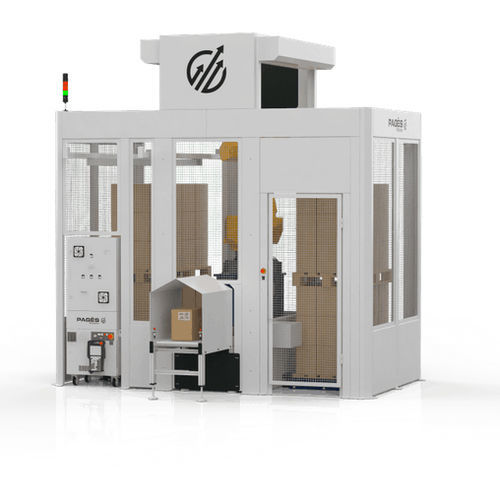 Sistema di pallettizzazione robotizzato - Machines Pagès SAS Pagès Group - per pallet / di casse / automatico