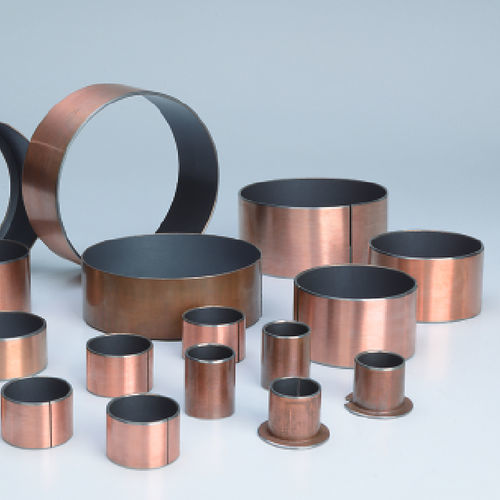 Cuscinetto liscio con flangia - CSB-50M series - Zhejiang Changsheng Sliding Bearing Co., Ltd. - cilindrico / in acciaio / in bronzo sinterizzato