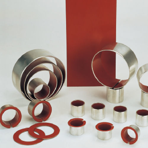 Cuscinetto liscio con flangia - CSB-40 - Zhejiang Changsheng Sliding Bearing Co., Ltd. - cilindrico / in acciaio / in bronzo sinterizzato