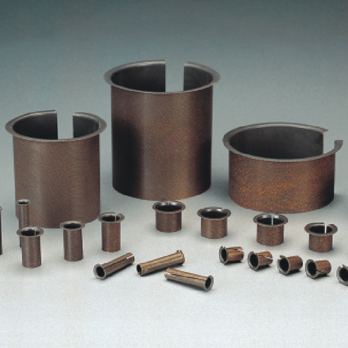 Cuscinetto liscio cilindrico - CSB-F series - Zhejiang Changsheng Sliding Bearing Co., Ltd. - con flangia / in metallo / in bronzo