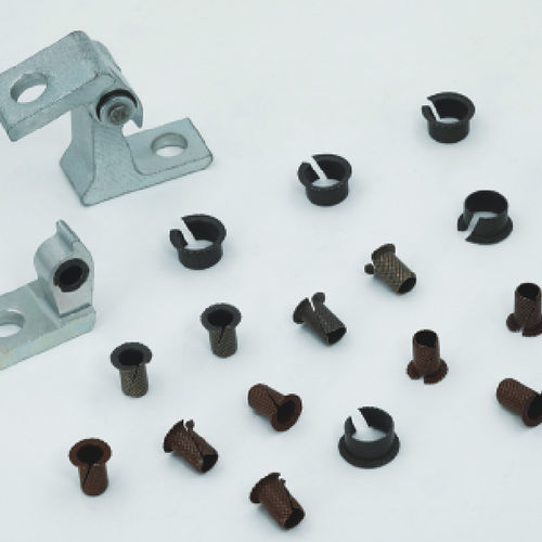 Cuscinetto liscio con flangia - CSB-FM - Zhejiang Changsheng Sliding Bearing Co., Ltd. - lineare / cilindrico / in maglia di acciaio inossidabile