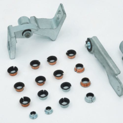 Cuscinetto liscio con flangia - CSB-12FM - Zhejiang Changsheng Sliding Bearing Co., Ltd. - cilindrico / in acciaio / in bronzo