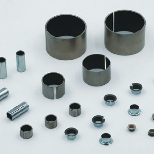 Cuscinetto liscio cilindrico - CSB-35 - Zhejiang Changsheng Sliding Bearing Co., Ltd. - con flangia / in acciaio inossidabile / PTFE