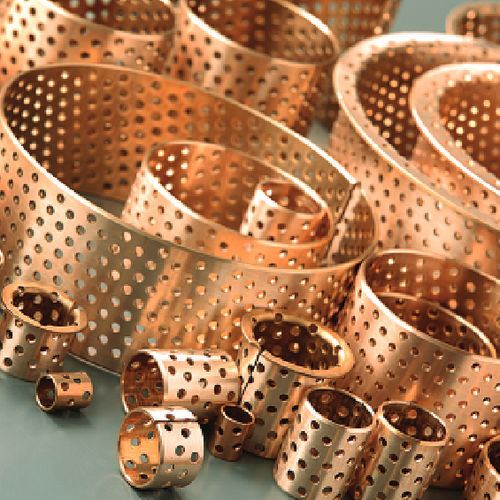 Cuscinetto liscio con flangia - CSB-T90 - Zhejiang Changsheng Sliding Bearing Co., Ltd. - cilindrico / in bronzo / di appoggio