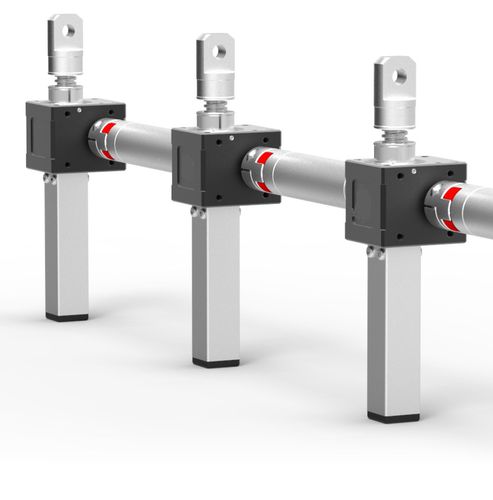 Sistema di sollevamento elettrico - Lim-Tec (Beijing) Transmission Equipment Co., Ltd. - con cilindro meccanico / sincrono / per regolazione continua in altezza