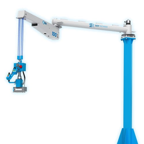 Manipolatore pneumatico - Magnetful 100 - BPM by Sertechnik - con magnete di sollevamento / per lamiere / per componenti meccaniche