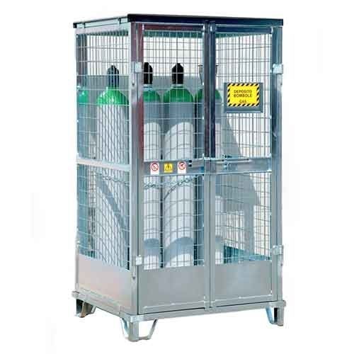 Armadio di stoccaggio - PBO 11 CBZ - Justrite Italia SRL - a pavimento / a porta / in acciaio