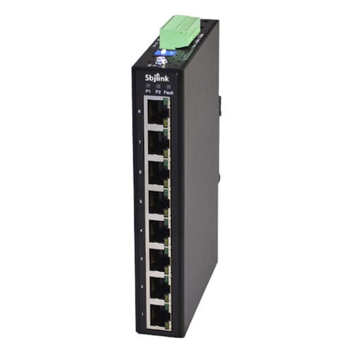 Switch Ethernet non gestibile - RPT-1008-X4  - Sbjlink/Subject Link Inc. - 8 porte / 10/100BaseT(X) / su guida DIN