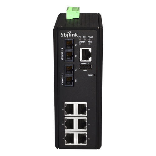 Switch Ethernet gestibile - RPT-2008-2FM-SC-X4 - Sbjlink/Subject Link Inc. - 8 porte / 10/100BaseT(X) / di livello 2