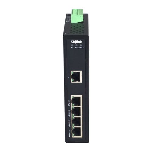 Switch Ethernet non gestibile - RPT-1005GP-X4 - Sbjlink/Subject Link Inc. - 8 porte / Ethernet gigabit / su guida DIN