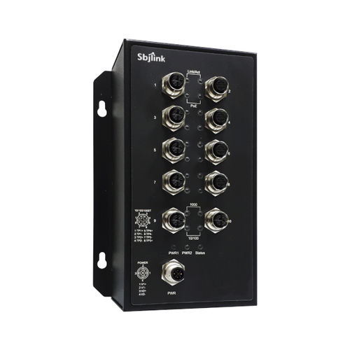 Switch Ethernet non gestibile - RPT-M1810GP-T-X2 - Sbjlink/Subject Link Inc. - 10 porte / Ethernet gigabit / su guida DIN