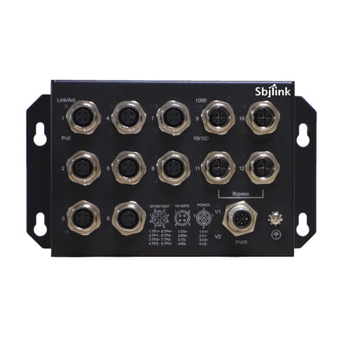 Switch Ethernet non gestibile - RPT-M1812P-4G-T-X2 - Sbjlink/Subject Link Inc. - 12 porte / 10/100BaseT(X) / Ethernet gigabit