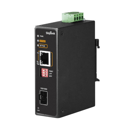 Convertitore industriale - HNT-1401GH-X4 - Sbjlink/Subject Link Inc. - di media / Gigabit Ethernet a fibra ottica / per guida DIN