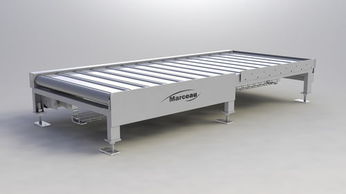 Trasportatore a rulli motorizzati - CRM series - MARCEAU - orizzontale / da trasporto / per pallet