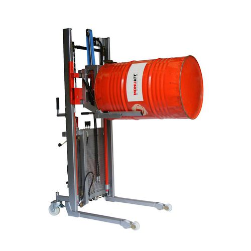 Ribaltatore idraulico - LEV600-p20 - Manuvit - fusto / per carrello elevatore
