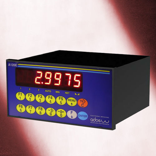 Indicatore di peso digitale - A120E - ADOS - display LCD / con display LED / su guida DIN