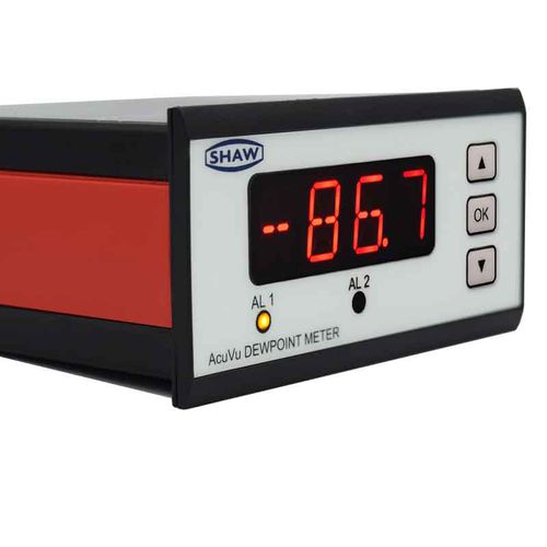 Igrometro per aria compressa - AcuVu - Shaw Moisture Meters - industriale / per gas / con display LED