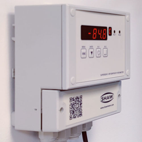 Igrometro per aria compressa - Superdew 3 WP - Shaw Moisture Meters - industriale / con display LED / con montaggio a parete