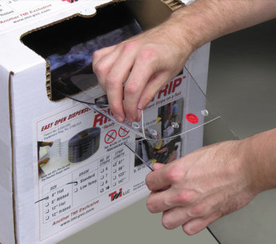 Nastro piatto - Rip-A-Strip® - TMI, LLC - in PVC / a nastro / ad uso industriale
