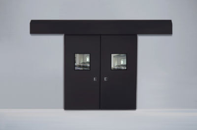 Porta scorrevole - 61000 - TMI, LLC - in acciaio inossidabile / in acciaio / in fibra di vetro