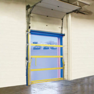 Porta ad avvolgimento - Screen-Pro® - TMI, LLC - in alluminio / per interno / industriale
