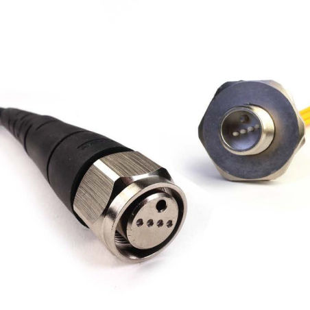 Cavo montato in fibra ottica - AARC series - Amphenol - RF / per rete di telecomunicazione / per ambienti difficili