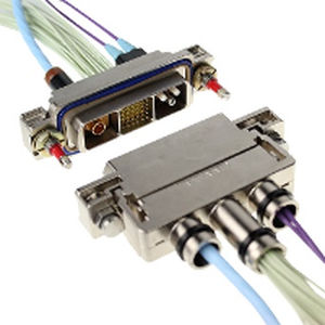 Connettore di dati - 1900SIM series - Amphenol - rettangolare / in termoplastica / in silicone
