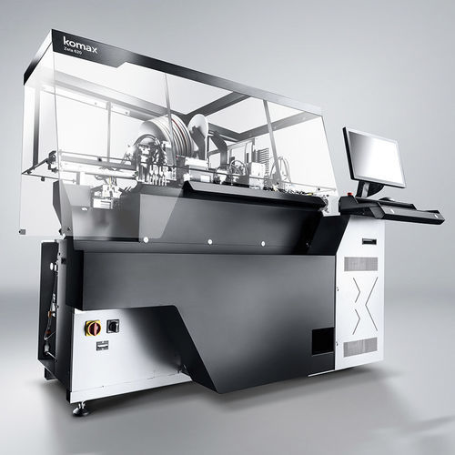 Pressa crimpatrice di cavi - Zeta 620 - Komax AG - interamente automatica / pneumatica / compatta
