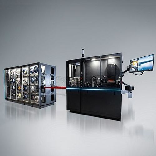 Macchina da taglio a filo - Optima 400 - Komax AG - laser UV / per materie plastiche / di cavi