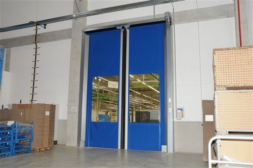 Porta ad avvolgimento orizzontale - Transsprint-C - ITW Torsysteme - in PVC / industriale / da esterno