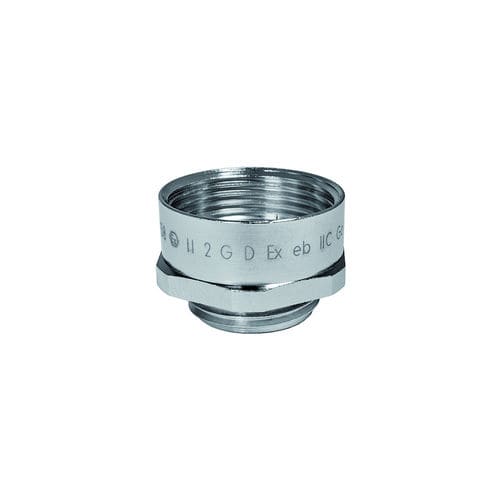 Riduzione maschio-femmina filettata - E102-1xxxx-zz-EX series - Jacob GmbH - in ottone nichelato / esagonale / antideflagrante