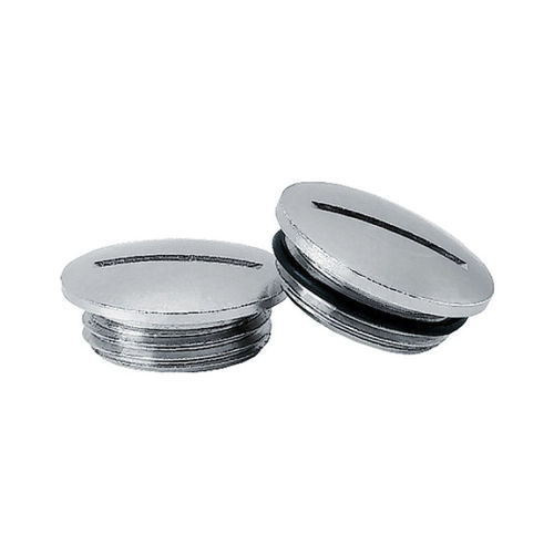 Tappo senza piombo - 10.xx15 Y/G - Jacob GmbH - rotondo / filettato / in ottone nichelato