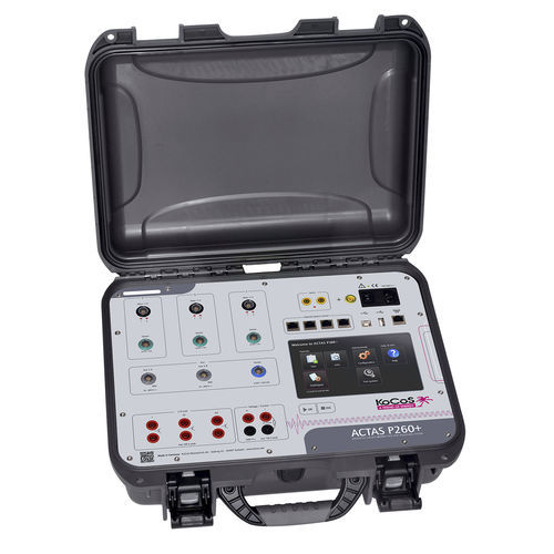Sistema di test per apparecchio di commutazione - ACTAS P260+ - KoCoS Messtechnik AG - elettrico / per rete elettrica / portatile