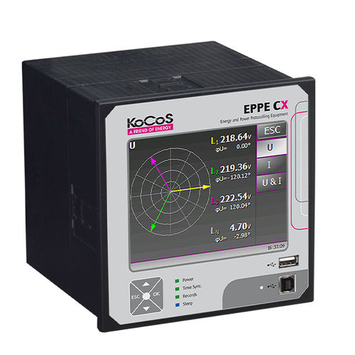 Analizzatore di qualità di energia - EPPE CX - KoCoS Messtechnik AG - con registratore di disturbi