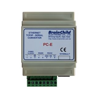 Convertitore Ethernet - PC-E - BRAINCHILD ELECTRONIC CO., LTD - serie / RS-232 / RS-485