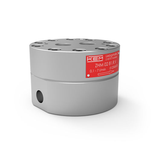 Misuratore di portata a ingranaggi - ZHM series  - KEM Küppers Elektromechanik GmbH - volumetrico / per liquidi / in linea