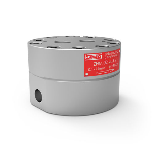 Misuratore di portata a ingranaggi -  ZHM KL - KEM Küppers Elektromechanik GmbH - volumetrico / per liquidi / in linea