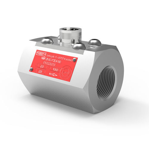 Misuratore di portata a turbina - HM P - KEM Küppers Elektromechanik GmbH - volumetrico / per liquidi / in acciaio inossidabile