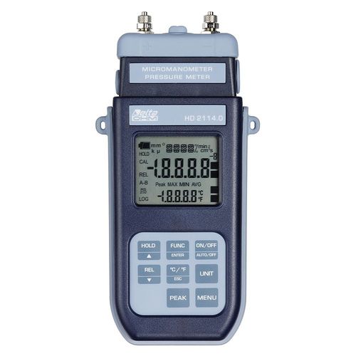 Manometro assoluto - HD2114 series  - Delta OHM - relativo / differenziale / digitale