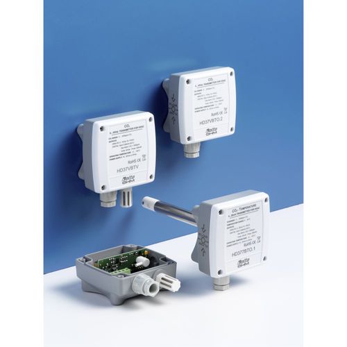 Trasmettitore di umidità relativa - HD37 series  - Delta OHM - ad inserimento / con misura di temperatura / con display digitale integrate