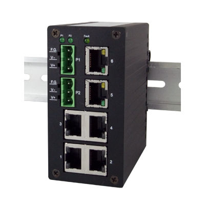 Switch Ethernet non gestibile - EH2306  - Atop Technologies - 6 porte / 10/100BaseT(X) / su guida DIN