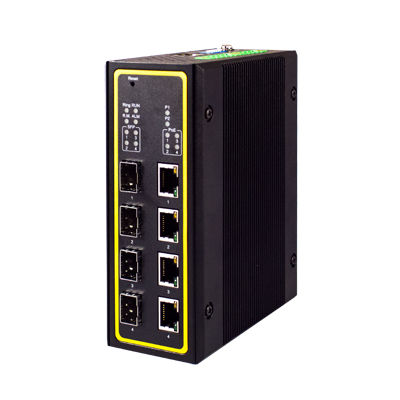 Switch Ethernet gestibile - EHG7608 Series - Atop Technologies - 8 porte / gigabit / su guida DIN