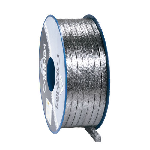 Guarnizione intrecciata in grafite - GR8748  - Carrara Global Sealing Solution - in filo di carbonio / alta resistenza / per valvola