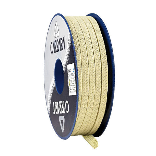 Guarnizione intrecciata PTFE - K6600C - Carrara Global Sealing Solution - in filo di aramide / per pompa a pistone / per pompa centrifuga